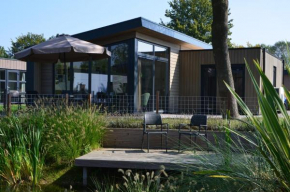 6 persoons bungalow met omheining van de tuin vlakbij Walibi